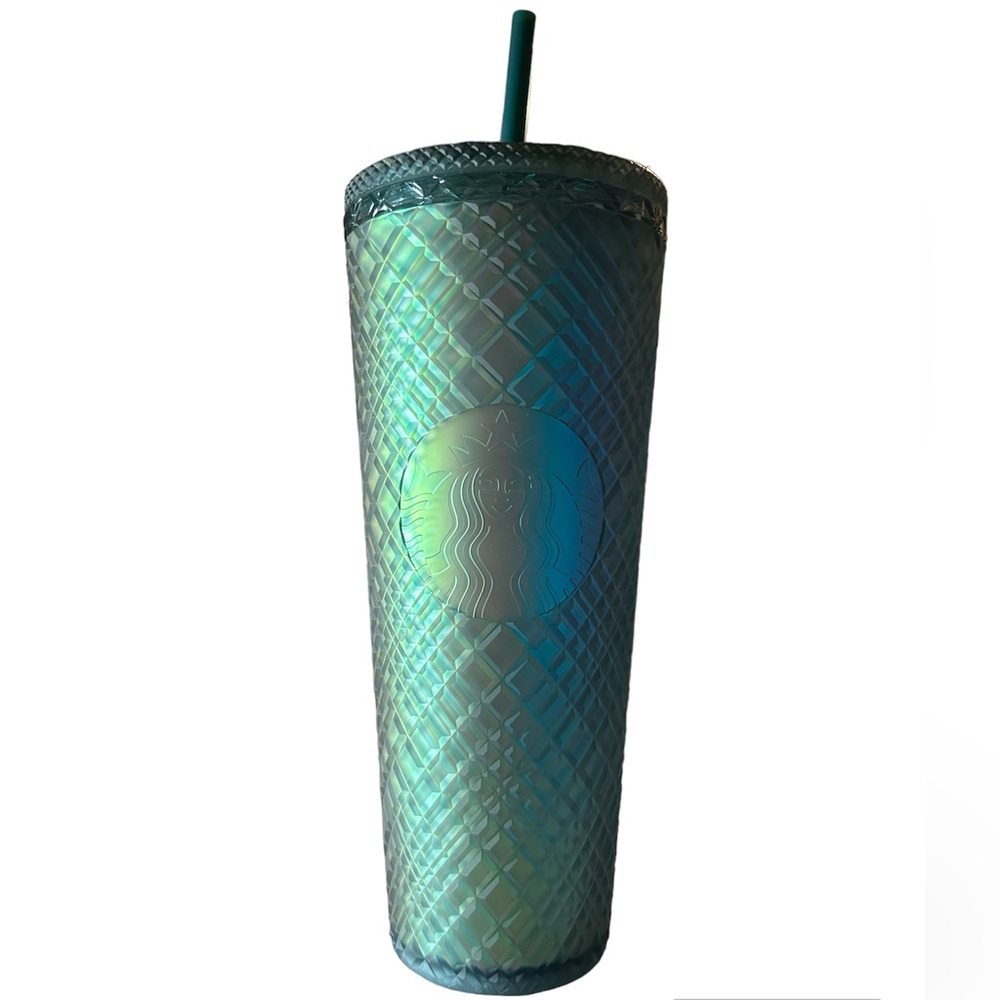 Starbucks Grid iridescent Soft Touch Tumbler 2023 New release